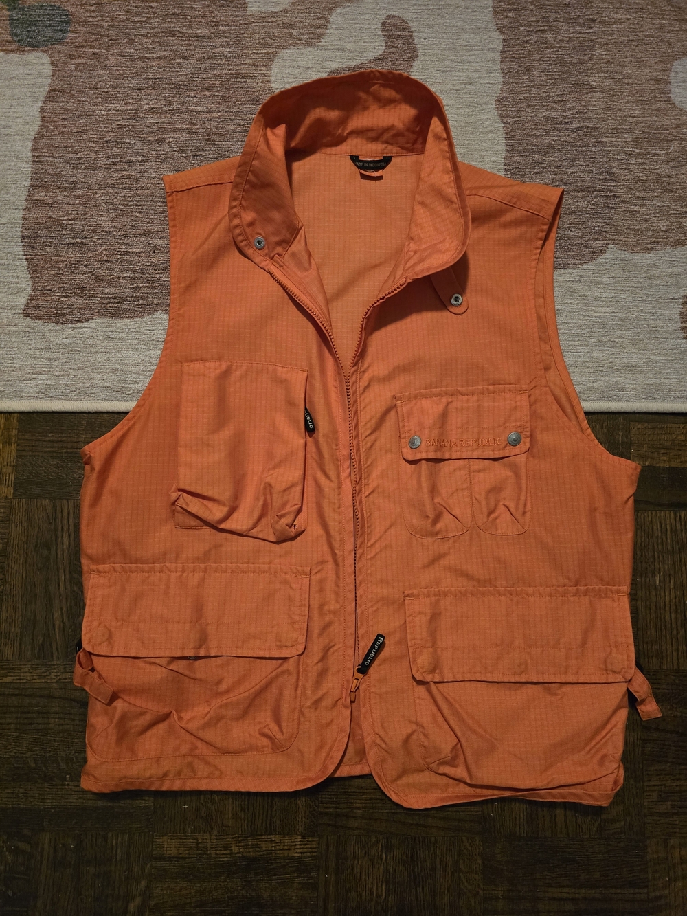 Banana Republic Orange Utility Field Vest